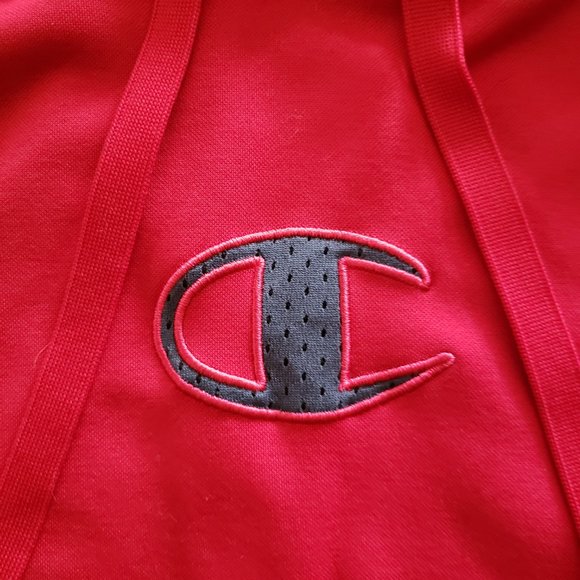 Mens Red & Grey Powertrain Sweatshirt/Hoodie - Size S - Picture 3 of 6